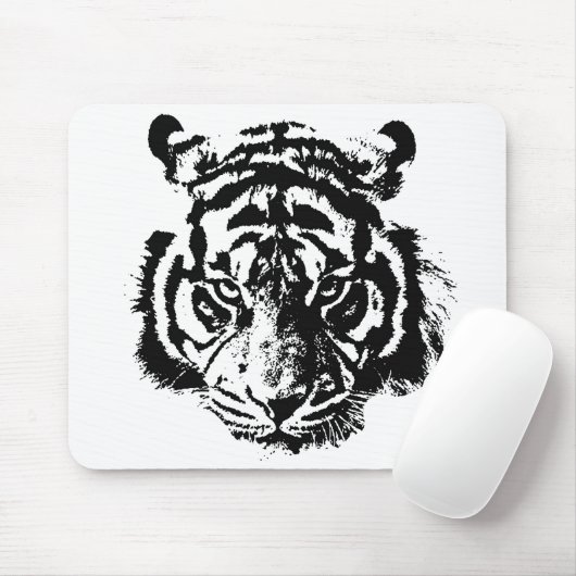 Tiger Pop Art Muismat (Met muis)