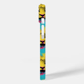 Tiger Pop Art Pattern in roze, geel en blauw Case-Mate iPhone Case (Achterkant / Links)