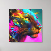 Tiger Portrait Canvas Afdruk (Voorkant)