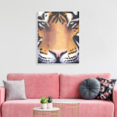 Tiger Portrait Canvas Afdruk (Insitu (Woonkamer))