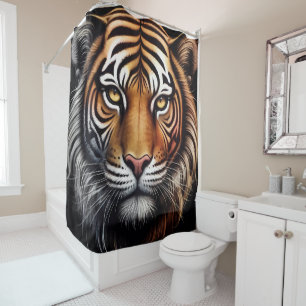 Tiger Portrait Douchegordijn