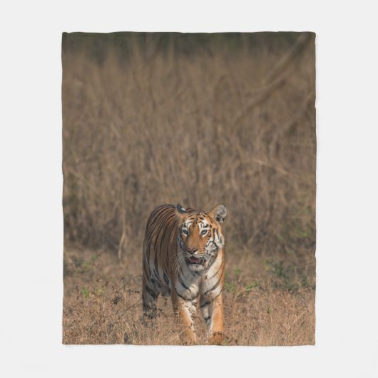 TIGER PORTRAIT FLEECE DEKEN (Voorkant)