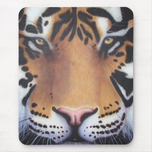 Tiger Portrait Muismat (Voorkant)