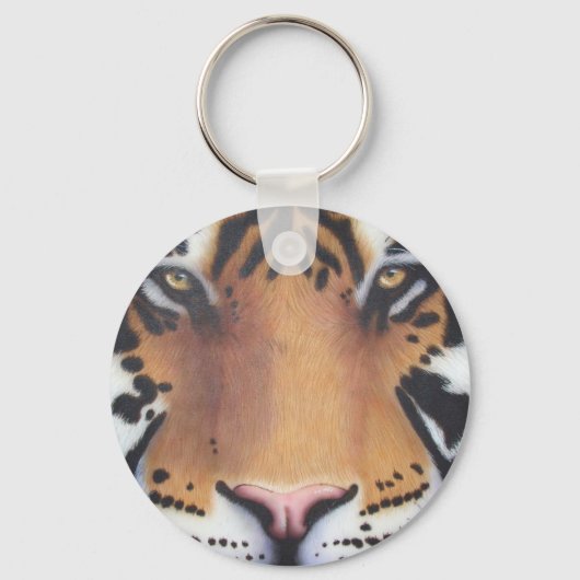 Tiger Portrait Sleutelhanger (Voorkant)