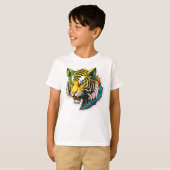 Tiger Portrait T-shirt (Voorkant volledig)