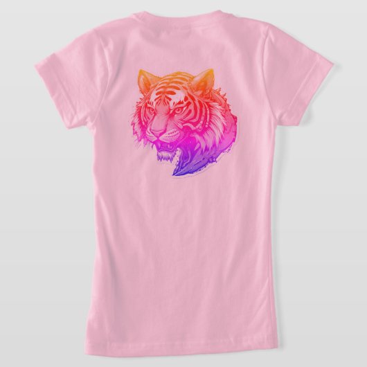 Tiger Portrait T-shirt (Laag Achter)