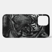 TIGER PORTRAT IN BW Case-Mate iPhone CASE (Achterkant (horizontaal))