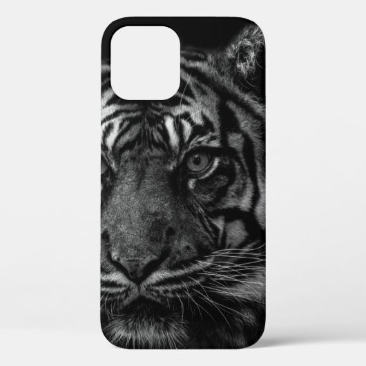 TIGER PORTRAT IN BW Case-Mate iPhone CASE (Achterkant)