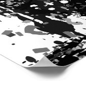 Tiger Poster Art | Tijgertekening | Zwart-wit (Hoek)