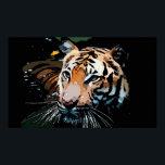 Tiger Poster Print - Pop Art Posters<br><div class="desc">Gezicht op tijgerPosters Prints - Motivatie moed / vertrouwenwekkende Pop art Tigers - tijgerkop / portret digitaal kunstwerk voor dieren - Afbeelding voor de Pop van Tiger - Tiger - tijger - portret - wilde tijgers - digitale Afbeeldingen voor grote katten</div>