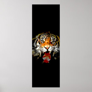 Tiger Poster Print - Pop Art Stijl Deur Posters
