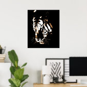 Tiger Poster print - Posters voor Pop met meer gez (Thuiskantoor)