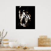 Tiger Poster print - Posters voor Pop met meer gez (Keuken)