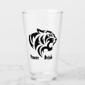 Tiger Power Drink Glas (Voorkant)