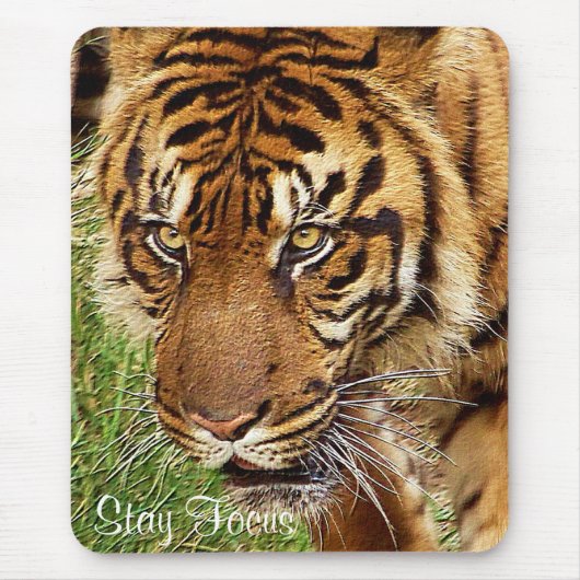 Tiger Power_ Mousepad Muismat (Voorkant)