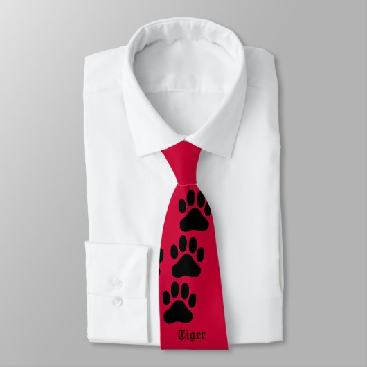 Tiger Pride - Gepersonaliseerd Stropdas (Gebonden)