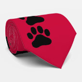 Tiger Pride - Gepersonaliseerd Stropdas (Opgerold)