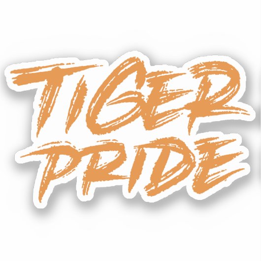 Tiger Pride Sticker (Voorkant)