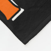 Tiger Pride Tiger School Sportteam Retro Fleece Deken (Hoek)