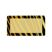 Tiger Print Adresetiketten Etiket (Voorkant)