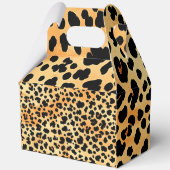 Tiger Print Cadeaudoos met Handgrepen Bedankdoosjes (Voorkant)