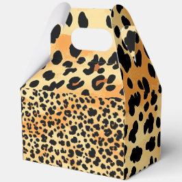 Tiger Print Cadeaudoos met Handgrepen Bedankdoosjes