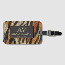 Tiger Print  Elegant Wildlife Luxury