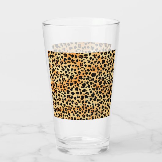 Tiger Print glazen beker (Achterkant)