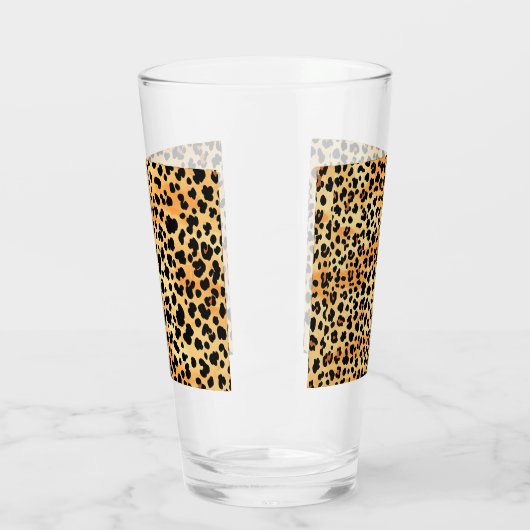 Tiger Print glazen beker (Links)