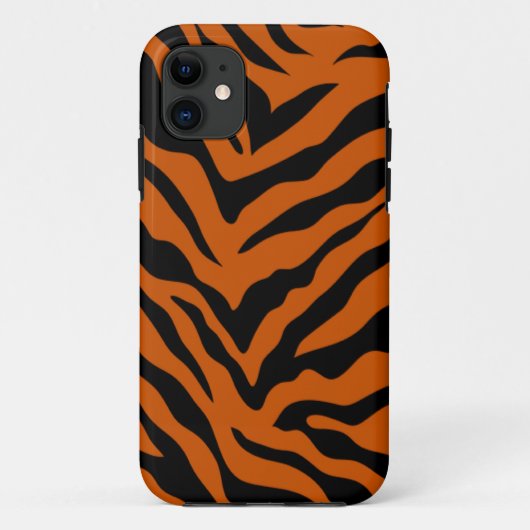 Tiger Print iPhone 5 Case Mate Hoesje (Achterkant)