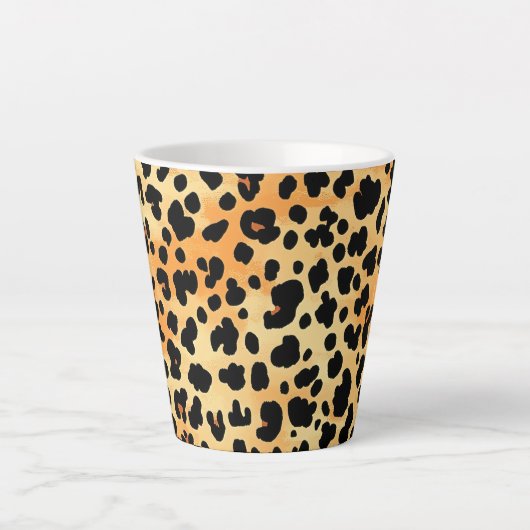 Tiger Print Koffie Mok (Voorkant)