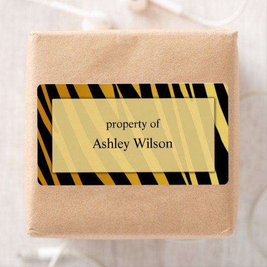 Tiger Print Labels (Insitu)