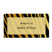 Tiger Print Labels (Voorkant)