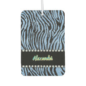 Tiger-print met monogram luchtverfrisser (Voorkant)