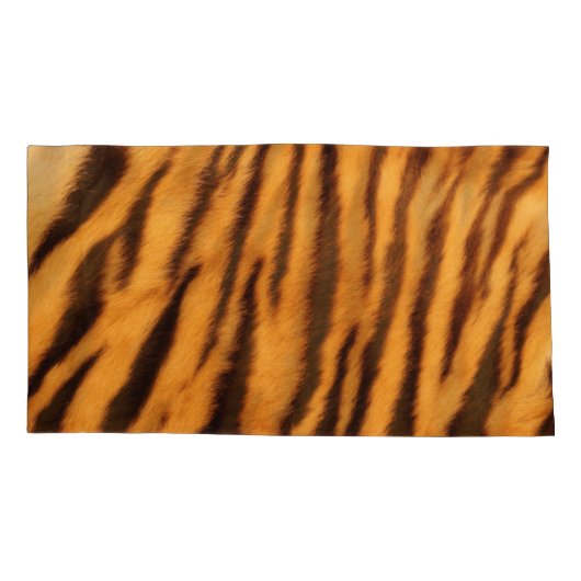 Tiger Print Pillow Hoesjes Standard of King Kussensloop (Achterkant)