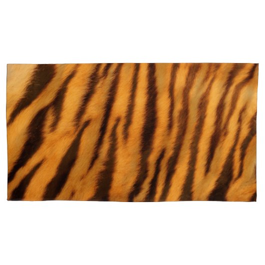 Tiger Print Pillow Hoesjes Standard of King Kussensloop (Voorkant)