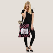 Tiger Print Red Maroon Tas Coffee Lover (Op model)