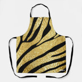 Tiger Print Schort - Stijlvolle keukenkleding (Voorkant)