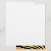Tiger Print Stationery Briefpapier (Voorkant / Achterkant)