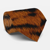 Tiger Print Stropdas (Opgerold)