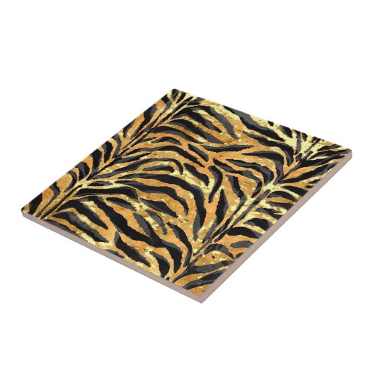 TIGER PRINT-tegel Tegeltje (Zijkant)