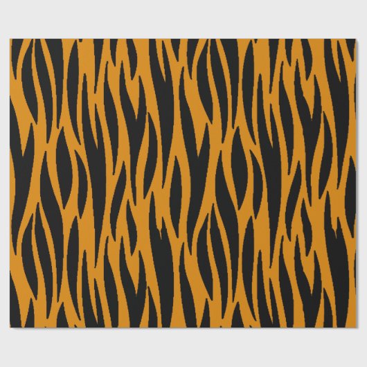 Tiger Print Wrapping Paper Cadeaupapier (Vlak)