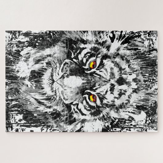 Tiger Puzzle | Tiger Face Puzzle Legpuzzel (Horizontaal)