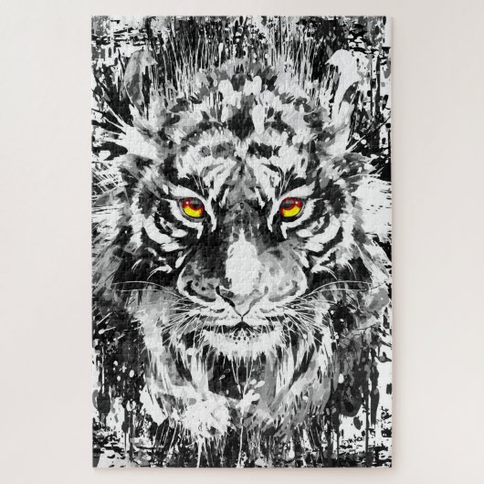 Tiger Puzzle | Tiger Face Puzzle Legpuzzel (Verticaal)