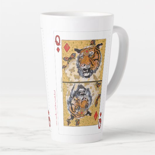 Tiger Queen Tall Latte Mok (Rechterhoek)