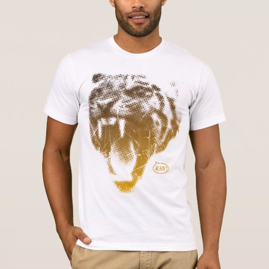 Tiger Raw. T-shirt (Voorkant)