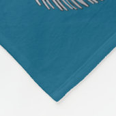 Tiger Reindeer Christmas Santa Hat Tiger Xmas  Fleece Deken (Hoek)