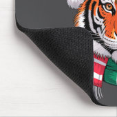 Tiger Reindeer Christmas Santa Hat Tiger Xmas  Muismat (Hoek)