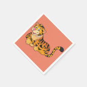 Tiger Resting Paper Napkins Servet (Hoek)