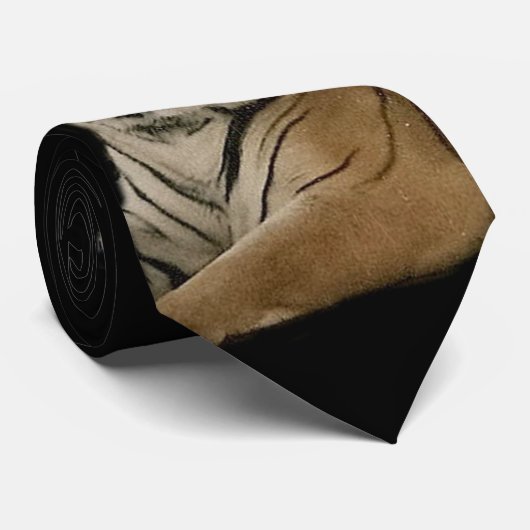 Tiger Resting Stropdas (Opgerold)